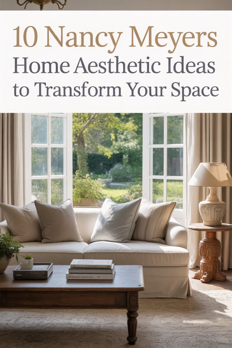 10 Nancy Meyers Home Aesthetic Ideas That Transformed My Space