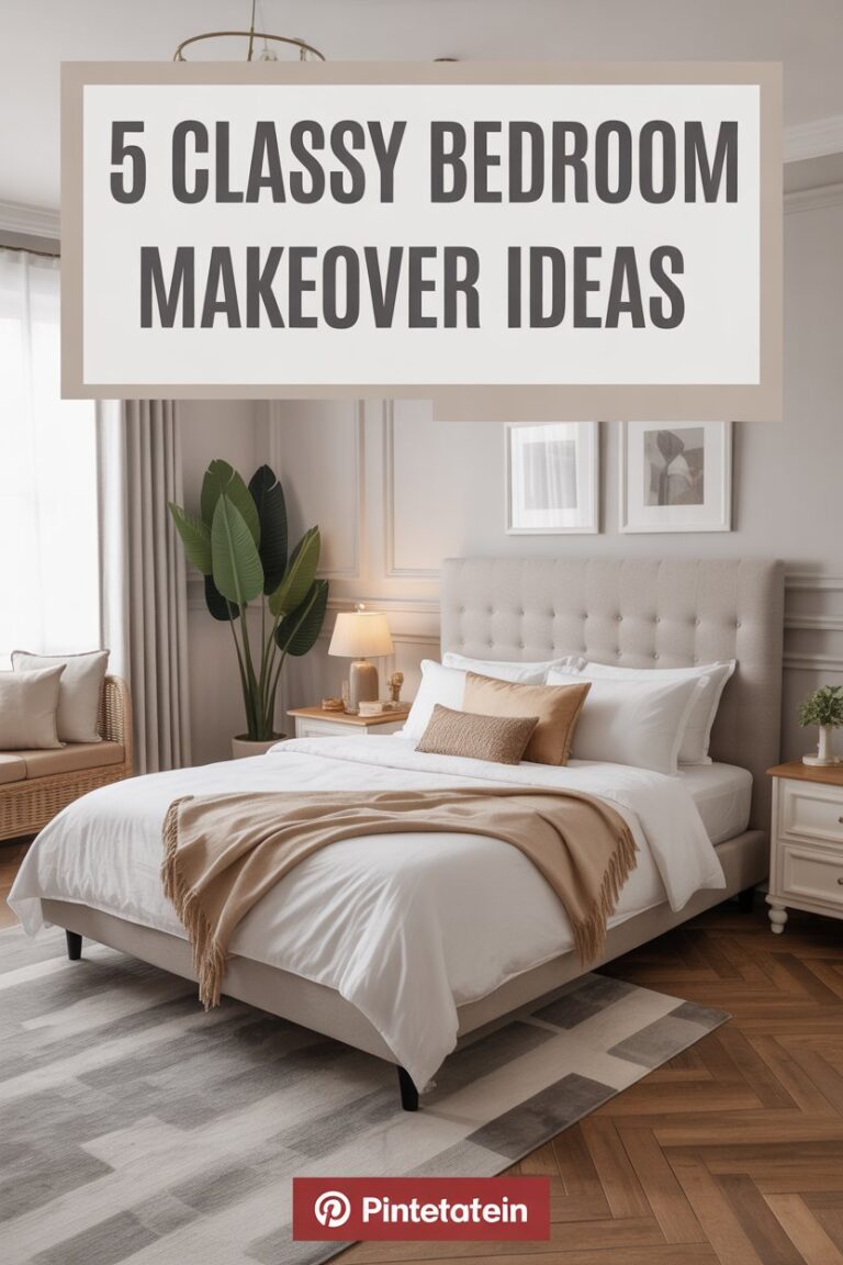 ✨ 5 Classy Bedroom Makeover Ideas That Will Instantly Transform Your Space