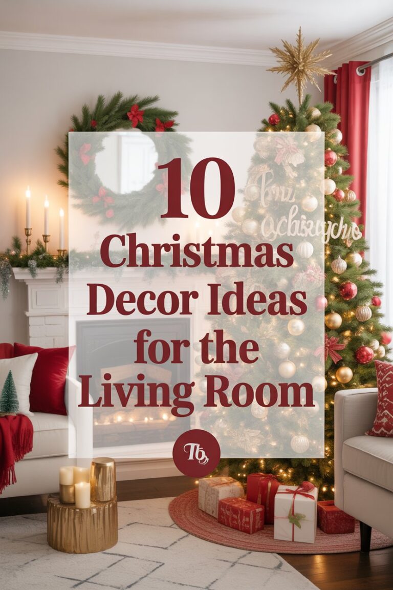 10 Christmas Decor Ideas for the Living Room: Make Your Home a Cozy Holiday Haven