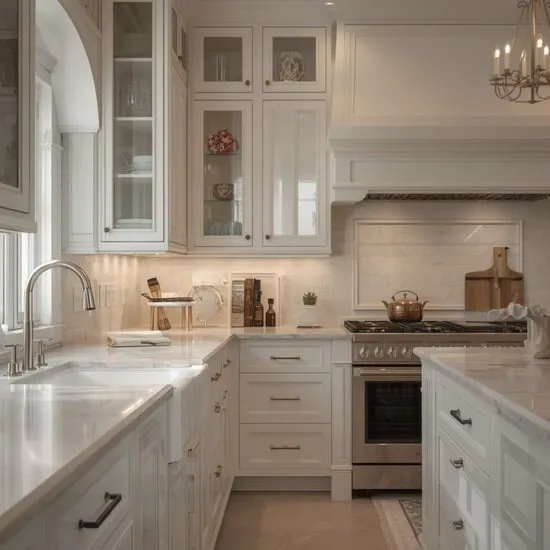 11 bright white kitchen cabinet ideas IMG13
