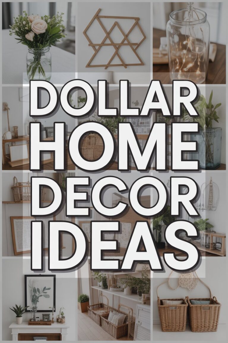 Dollar Store Decor Ideas to Transform Your Home on a Budget