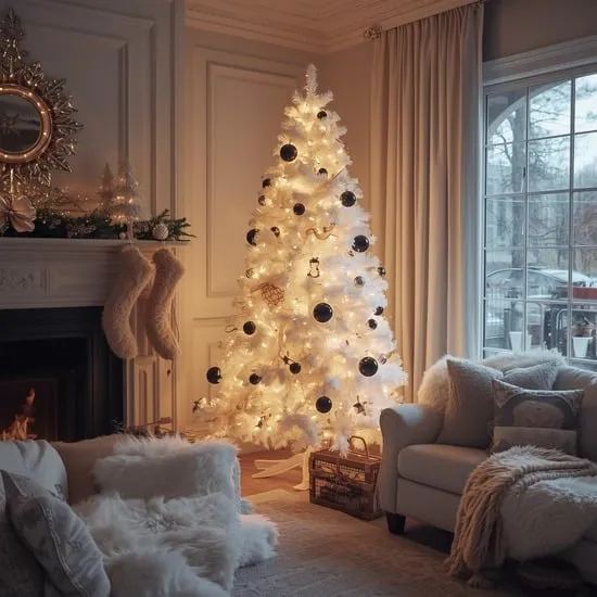 8 gorgeous white christmas tree styles IMG01