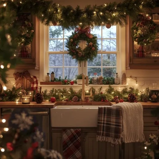 Irresistible Christmas Kitchen Decor Ideas to Spark Holiday Joy IMG01
