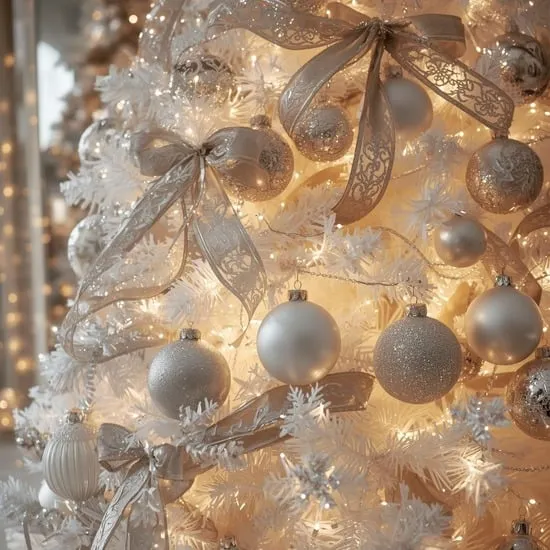 8 gorgeous white christmas tree styles IMG02