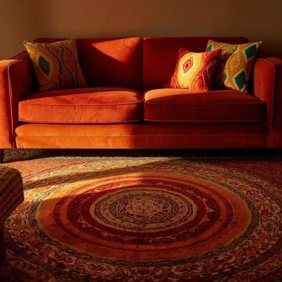 8 bold orange couch living room ideas IMG03