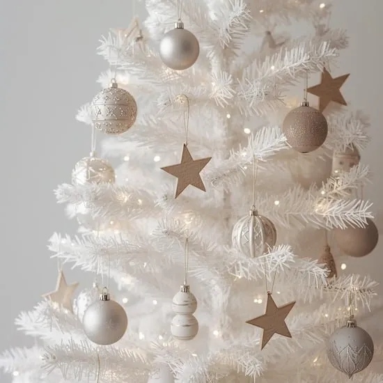 8 gorgeous white christmas tree styles IMG04