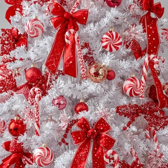 8 gorgeous white christmas tree styles IMG07