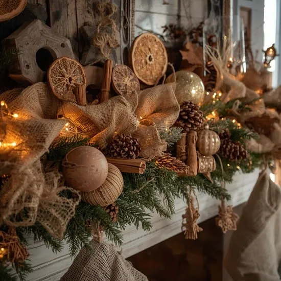 Unforgettable Christmas Mantel Decor Ideas for Cozy Holiday Vibes IMG07