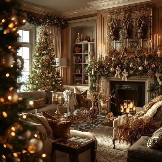 Cozy & Festive Christmas Living Room Decor Ideas That Scream Holiday Glam IMG07