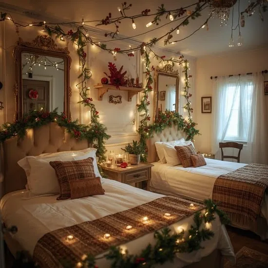 Magical Christmas Bedroom Decor Ideas for a Cozy Holiday Feel IMG09