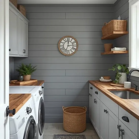 15 shiplap laundry room ideas IMG09