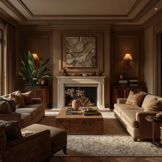 7 brown decor living room ideas IMG09