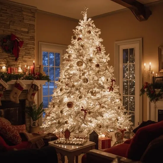 8 gorgeous white christmas tree styles IMG10