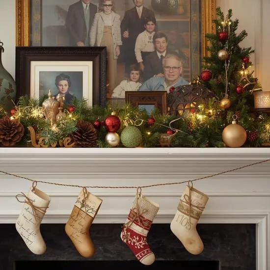 Unforgettable Christmas Mantel Decor Ideas for Cozy Holiday Vibes IMG11