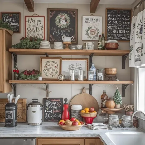 Irresistible Christmas Kitchen Decor Ideas to Spark Holiday Joy IMG11