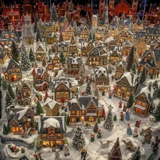 Breathtaking Christmas Village Display Ideas to Try This Year IMG14