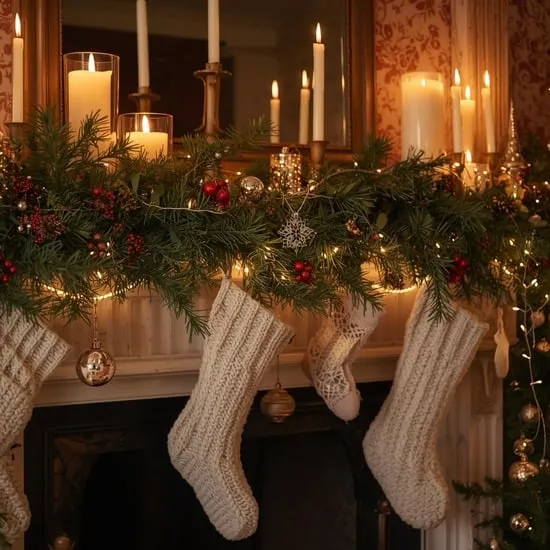 Unforgettable Christmas Mantel Decor Ideas for Cozy Holiday Vibes IMG14