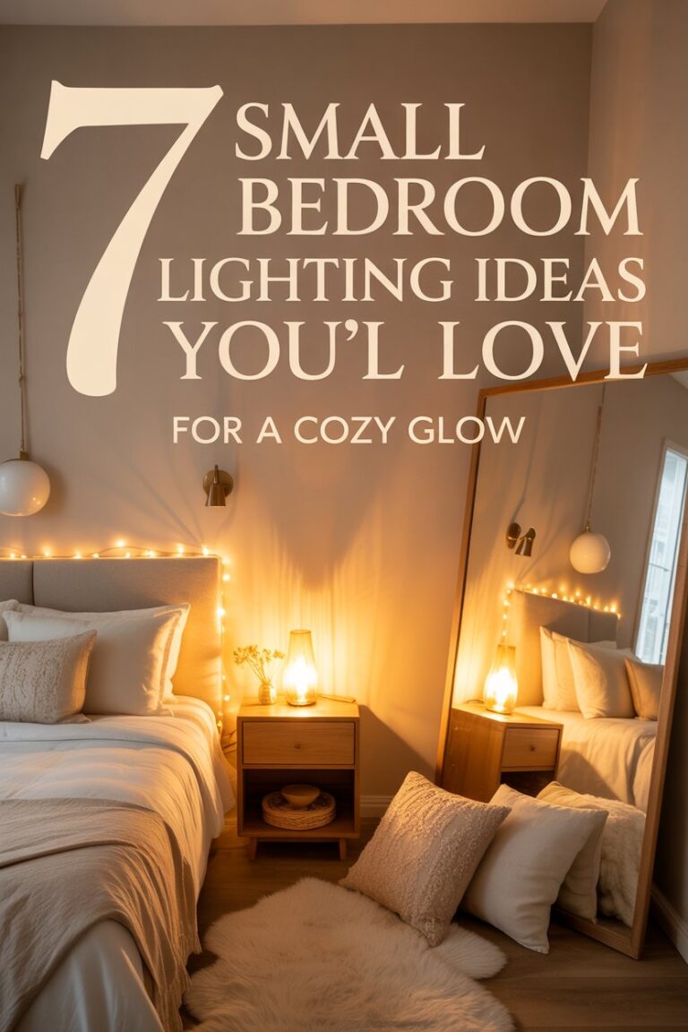 7 Small Bedroom Lighting Ideas for a Cozy Glow
