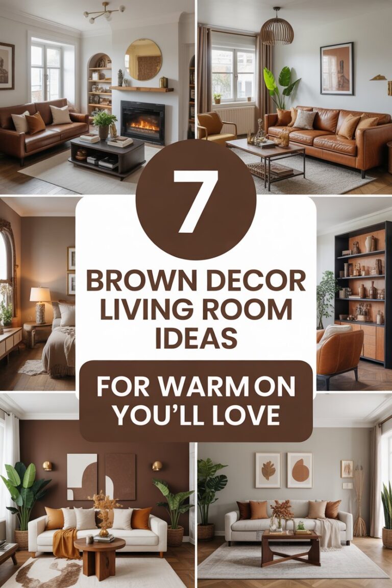 7 Brown Decor Living Room Ideas for Warm, Cozy Style