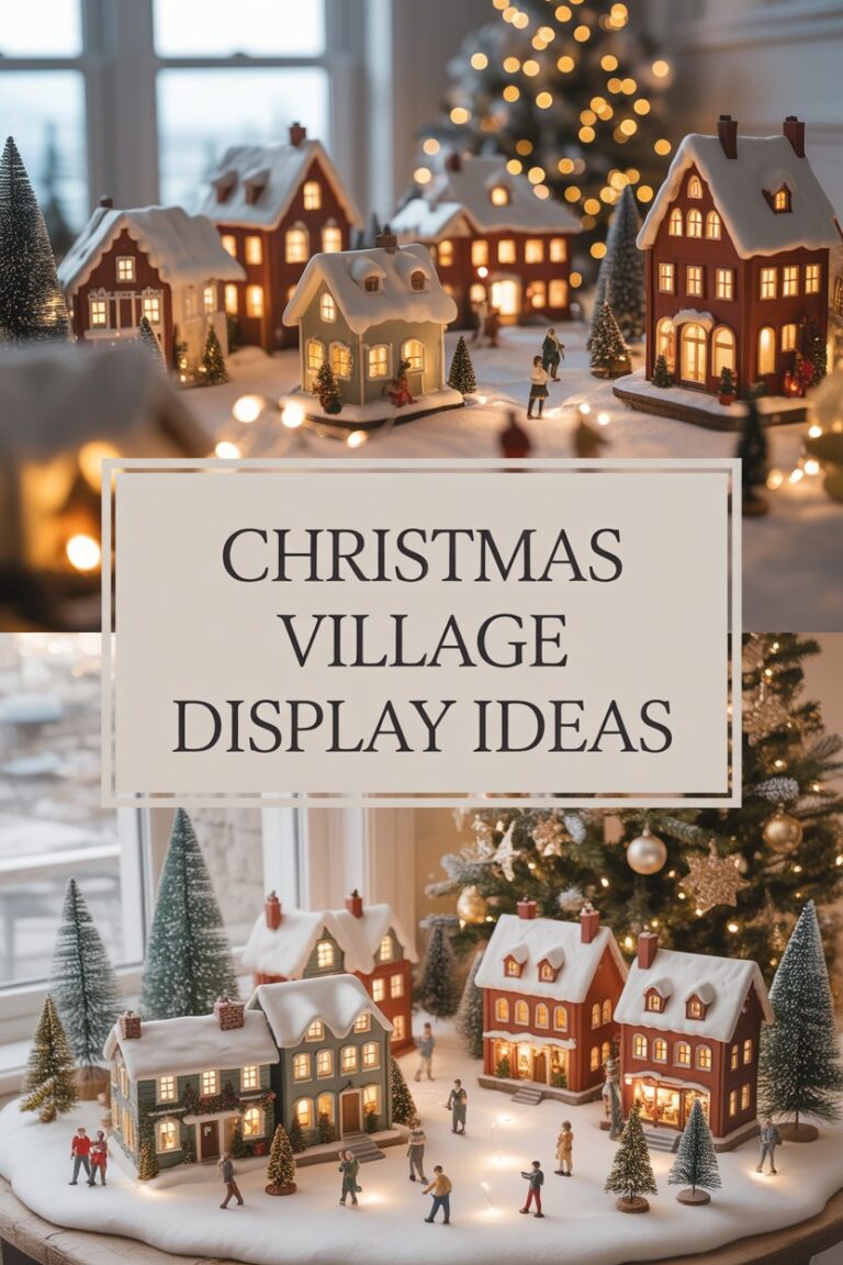 Breathtaking Christmas Village Display Ideas to Try