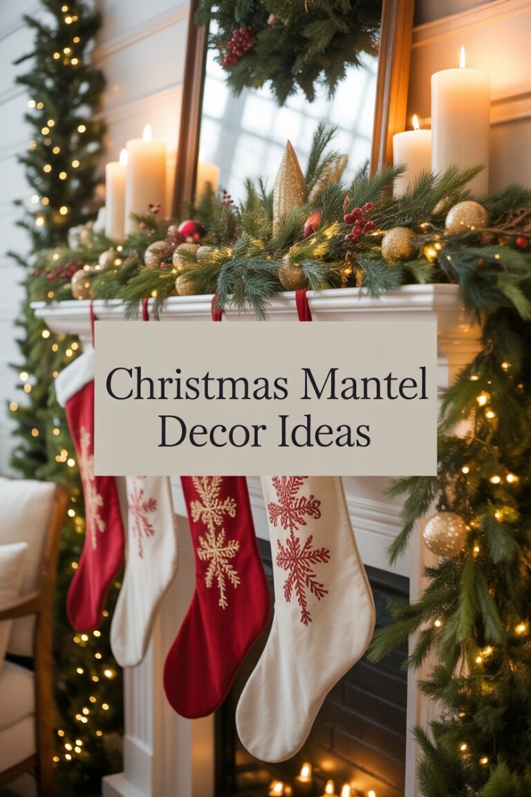 Unforgettable Christmas Mantel Decor Ideas for Cozy Vibes
