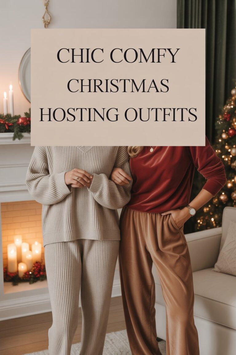 Chic Yet Comfy Outfits for Hosting Christmas Dinner