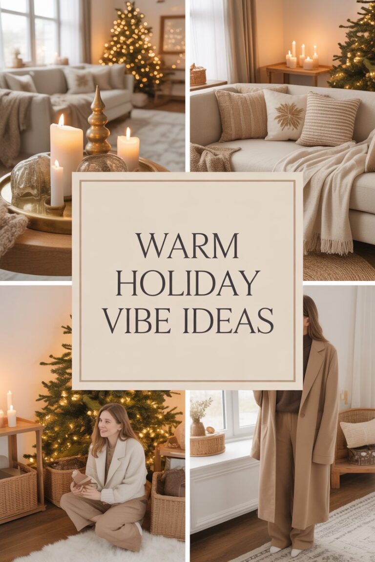 Outfit & Decor Ideas for a Warm Holiday Vibe