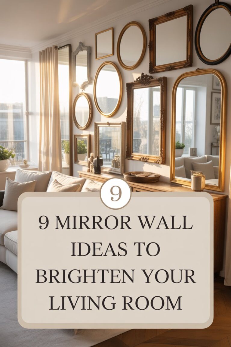 9 Mirror Wall Ideas for Your Living Room