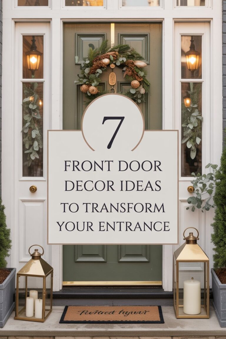 7 Ideas to Decorate Your Front Door This Season