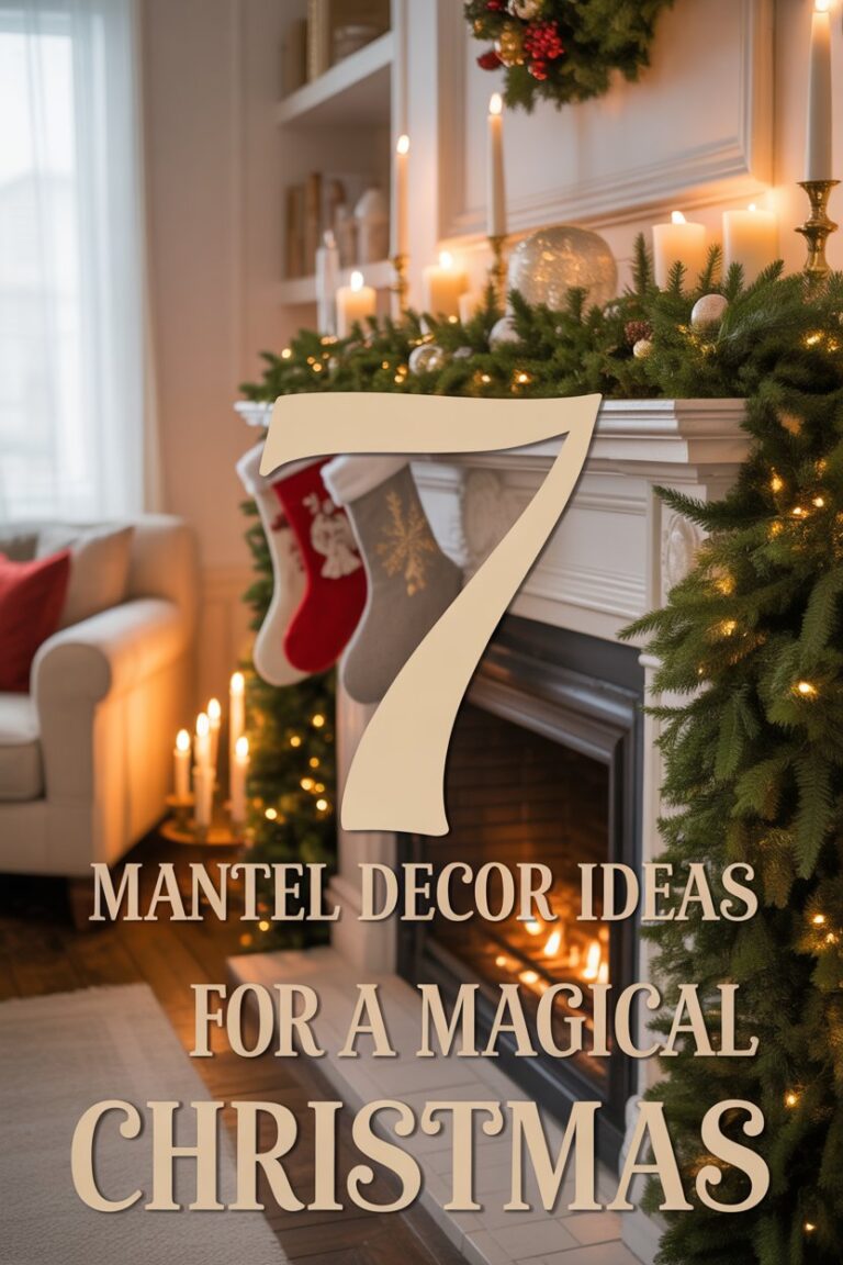 7 Mantel Decor Ideas for Christmas Magic