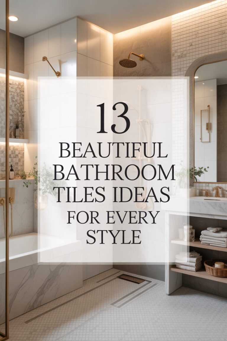 13 Beautiful Bathroom Tiles Ideas to Inspire You