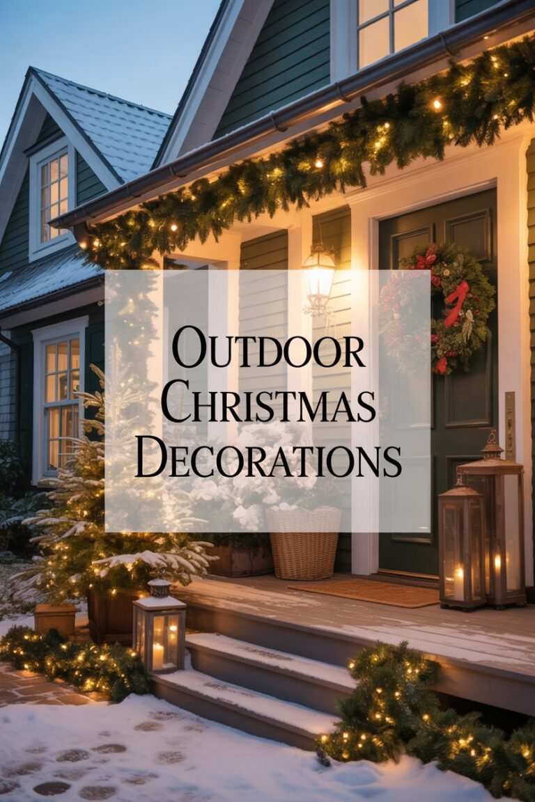 Outdoor Christmas Decorations to Brighten Your Home